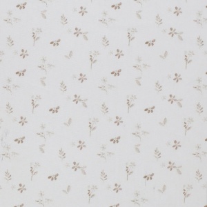 Poplin Premium Imprimat Digital Flori - Cozy Flower Beige