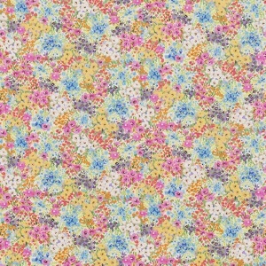 Poplin Premium Imprimat - Flori Multicolore