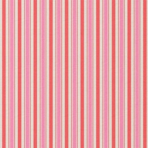 Bumbac Imprimat Dungi - Red & Pink