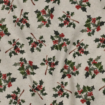 Canvas Crăciun - Crenguțe de ilex - Img 2