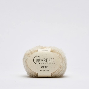Cardiff Cashmere Curly -101 White
