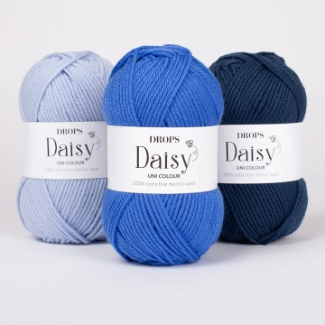 DROPS Daisy Uni Color 03 Black - Img 5