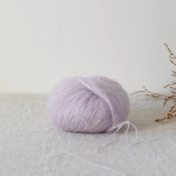 Fir mohair cu mătase De Rerum Natura Bérénice - Lilas