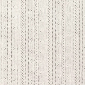 Jerse Bumbac Pointelle Stripes - Ecru