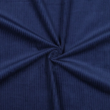 Material Catifea Reiată Corduroy Prespălat 4.5W, 100% bumbac - Dark Cobalt - Img 3