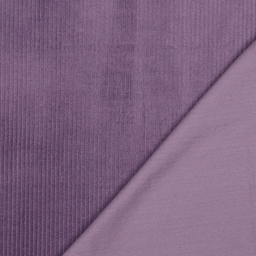 Material Catifea Reiată Corduroy Prespălat 4.5W, 100% bumbac - Grape - Img 4