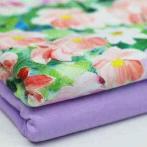 Material In 100% Imprimat - Daisy Flowers