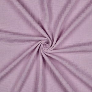 Material Muselină Organică GOTS, 100% bumbac - Light Liliac - Img 2