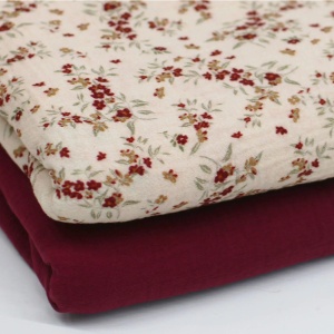 Muselină Imprimată Buchete Flori - Rosemary Twigg Beige