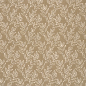 Muselină Imprimată Frunze - Beige - Img 3