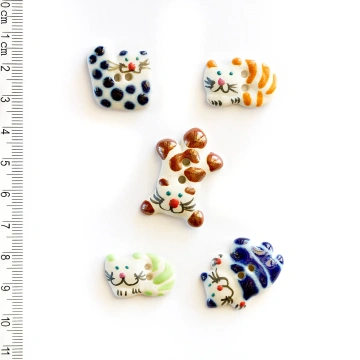 Nasturi Pisici Colorate - Incomparable Buttons