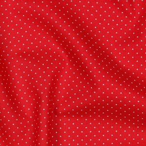 Poplin Bumbac Imprimat Buline Mici - Raso