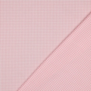 Poplin Bumbac Yarn Dyed Carouri 2.7mm - Rose - Img 3