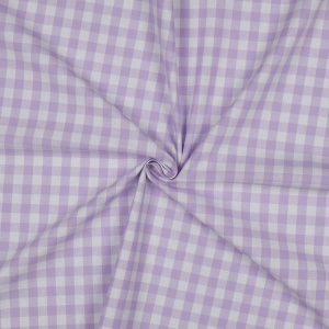 Poplin Imprimat Checks - Liliac - Img 3