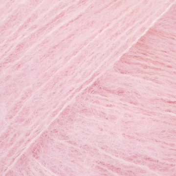 DROPS Brushed Alpaca Silk Uni Color 12 Powder Pink