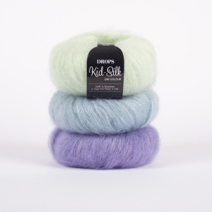 Drops Kid-Silk Uni 40 Pink Pearl - Img 3