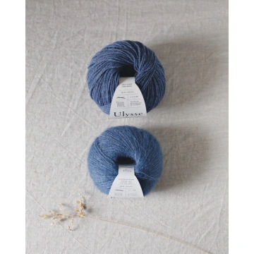 Fir mohair cu mătase De Rerum Natura Bérénice - L'Heure Bleue - Img 3
