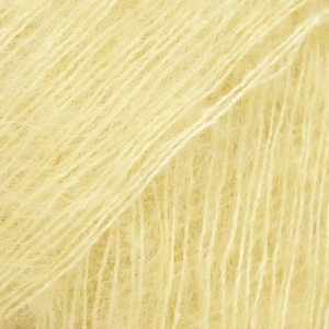Fir mohair cu mătase DROPS Kid-Silk Uni 73 Misty Yellow