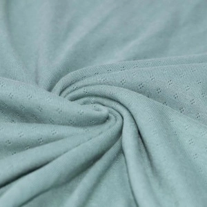 Jerse Bumbac Pointelle Mini - Sea Green