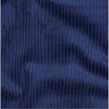 Material Catifea Reiată Corduroy Prespălat 4.5W, 100% bumbac - Dark Cobalt