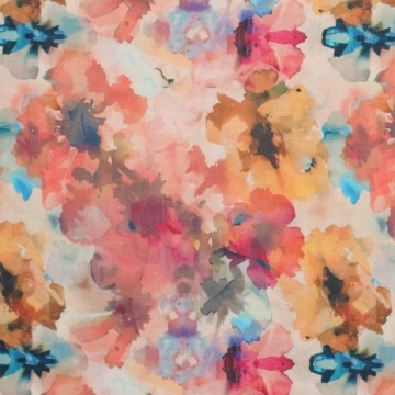 Material In 100% Imprimat - Aquarel Flowers - Img 2