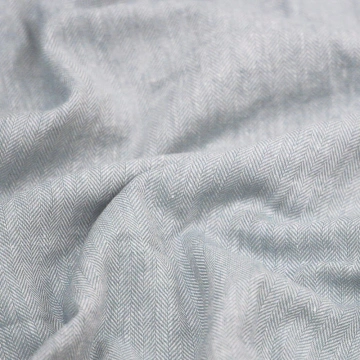Material In și Bumbac Herringbone - Light Blue