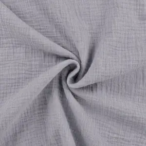 Material Muselină Melange, 100% bumbac - Liliac