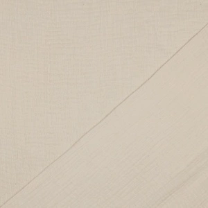 Material Muselină Organică GOTS, 100% bumbac - Natural - Img 4