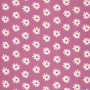 Muselină Imprimată Margarete - Pink - Img 2