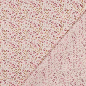 Poplin Premium Imprimat floricele - Pink - Img 3