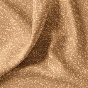Bumbac Imprimat Buline - Caramel & White