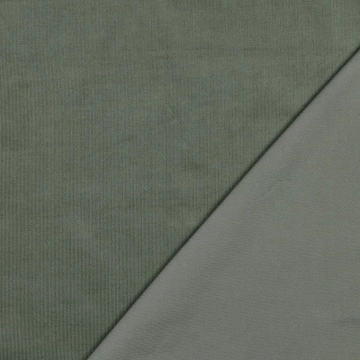 Material Babycord 21W (Velur) Bumbac Uni - Sage - Img 4