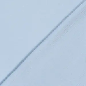 Material Muselină Dublă, 100% bumbac - Light Blue - Img 4