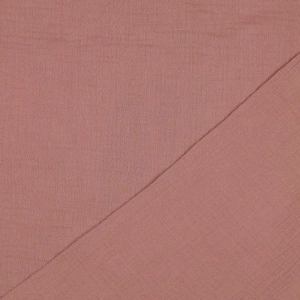 Material Muselină Organică GOTS, 100% bumbac - Old Blush - Img 4