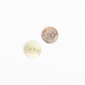 Nasture din sidef rotund 15mm - Verde - Img 2