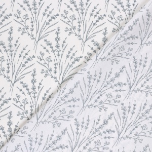 Poplin Imprimat floral - Off White - Img 4
