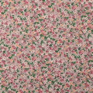 Voile Bumbac Flori - Pink