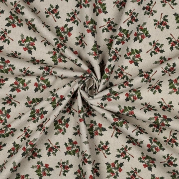 Canvas Crăciun - Crenguțe de ilex - Img 3