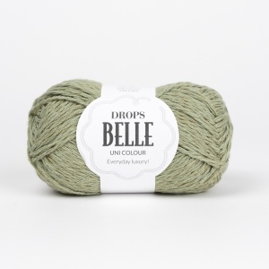 DROPS Belle Uni Color 31 Sea Green - Img 5
