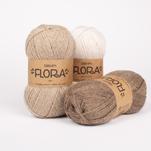 Drops Flora Mix 03 Light Grey - Img 2