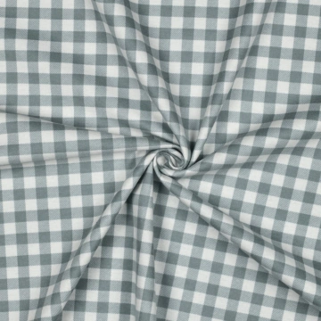 Flanel de bumbac în carouri - Sage - Img 3