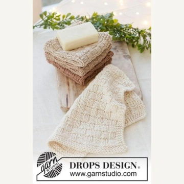 Kit DROPS Lavete tricotate – Light Touch Cloths