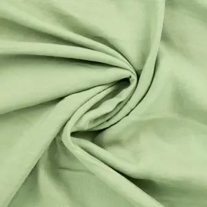 Material In și Vâscoză Uni Subțire - Verde Mazăre - Img 2