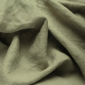 Material In Subțire Prespălat, 100% in - Olive