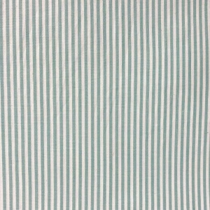 Material Subțire cu Dungi din Bumbac și Vâscoză - White & Green