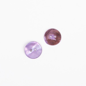 Nasture din sidef rotund 15mm - Mov - Img 2