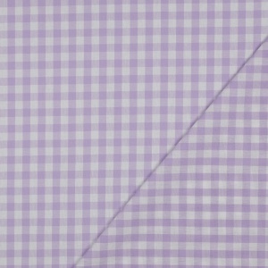Poplin Imprimat Checks - Liliac - Img 4