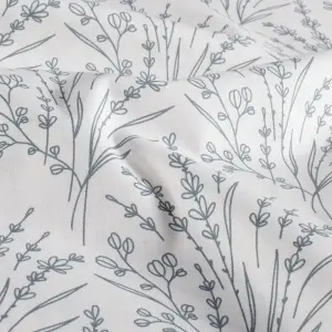 Poplin Imprimat floral - Off White