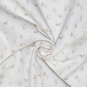 Poplin Premium Imprimat Digital Flori - Cozy Flower Beige - Img 2