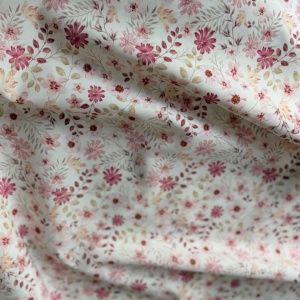 Poplin Premium Imprimat Digital Flori - Pastel Flower Pink - Img 3